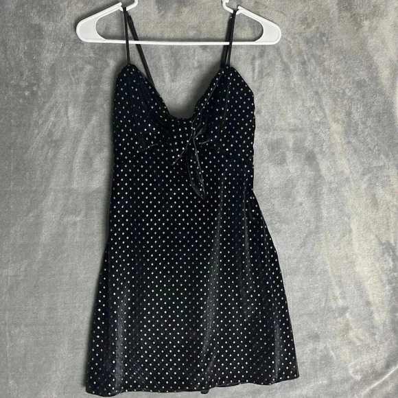 Show Me Your Mumu Small Constance Velvet Studded Mini Dress Holiday Festive Boho - Picture 1 of 7